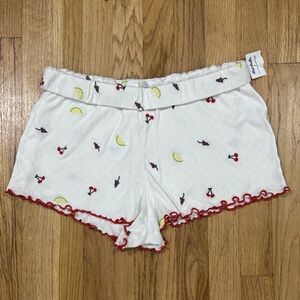 Urban Outfitters Out From Under Primrose Pointelle Micro Shorts